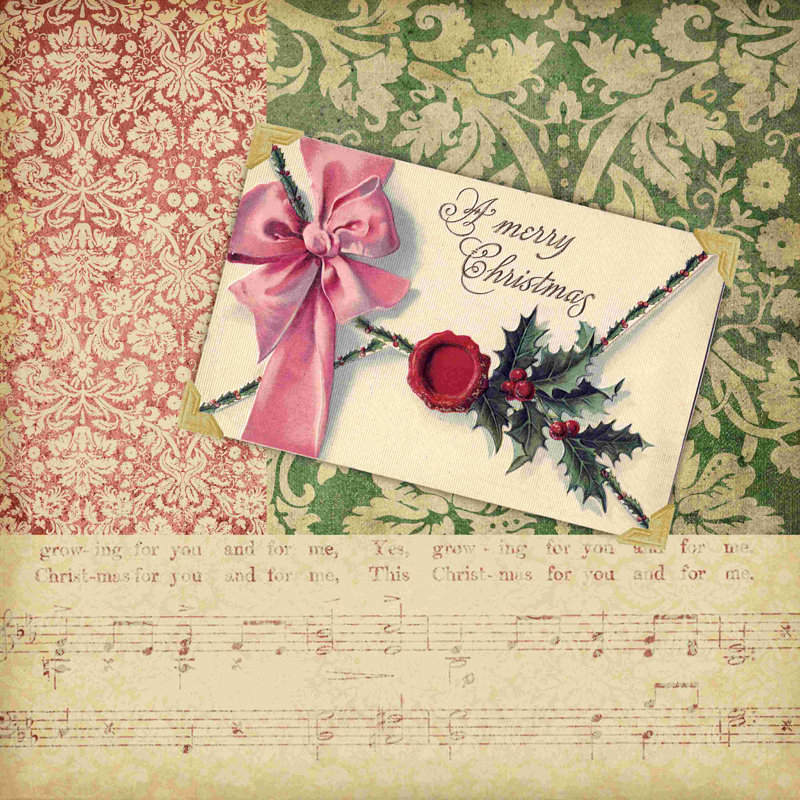 Victorian Christmas III, H 12 po x l 12 po