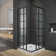35-36" W X 72" H  Semi-Frameless Shower Door