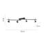 Krasnoff 120cm 4 -Light Track Kit