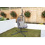 Egotistic Pod Chair with Grey Rattan and Rope Weave