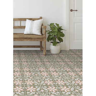 Carreaux de sol pelez et collez Lillium