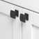Paquet multiple de boutons carrés de 1 1/4 po Convex