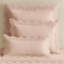 Ensemble de couvre-lit en coton rose français Elsie 6 pièces-115684712