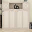 Lit escamotable peu encombrant avec armoires de rangement-1464277762