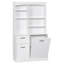 Armoire de salle de bain autoportante 71 po avec panier inclinable 71 po