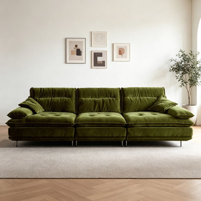 Italian Minimalist Design Three-seater Sofa