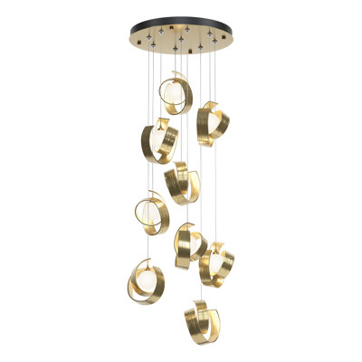 Riza 9 - Light Cluster Geometric Pendant