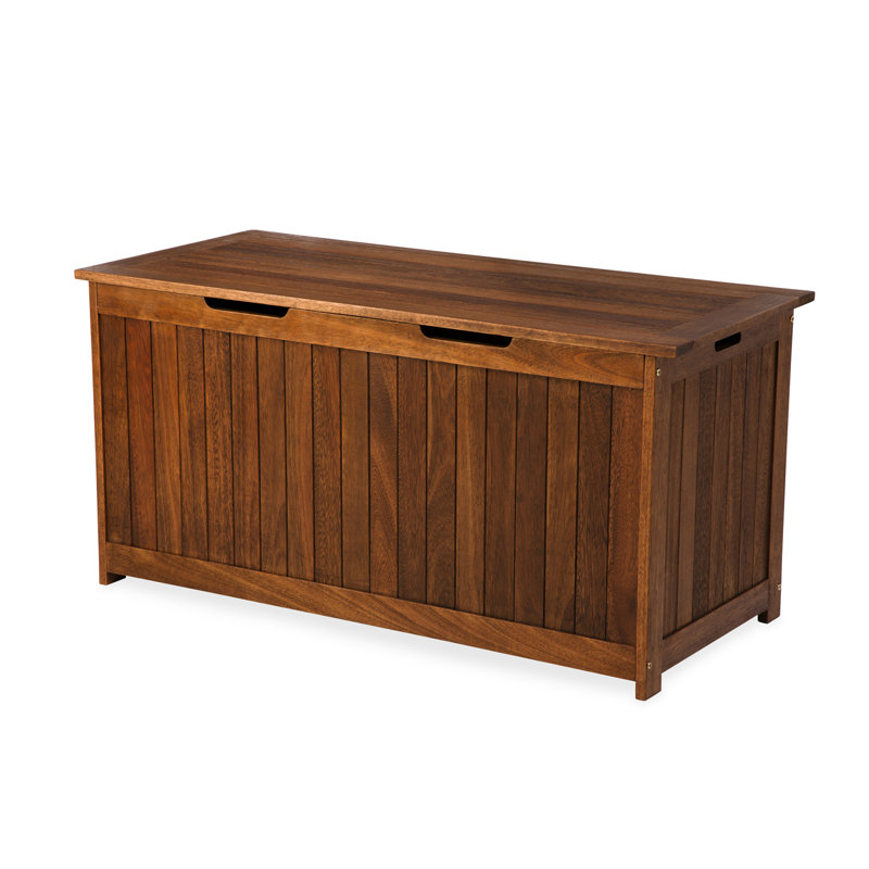 Boîte de rangement en bois d'eucalyptus résistant à l'eau Evergreen Enterprises, Inc