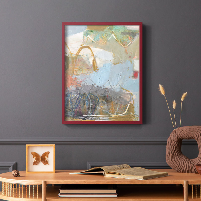 «Minim I», reproduction encadrée - bois massif, H 20 po x l 16 po, Blanc