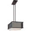 Lustre rectangulaire à 3 lumières Remie