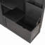 Lit escamotable avec tablettes de rangement, lumières DEL et placage de chêne-130001237