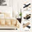 Upholstered Sleigh Platform Bed with Nailhead Trim Headboard-2083689009-2083689015