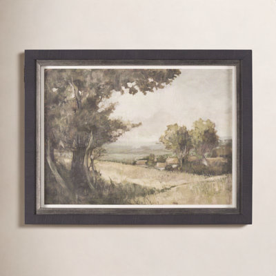 Old Style Landscape I Hand-Embellished Print