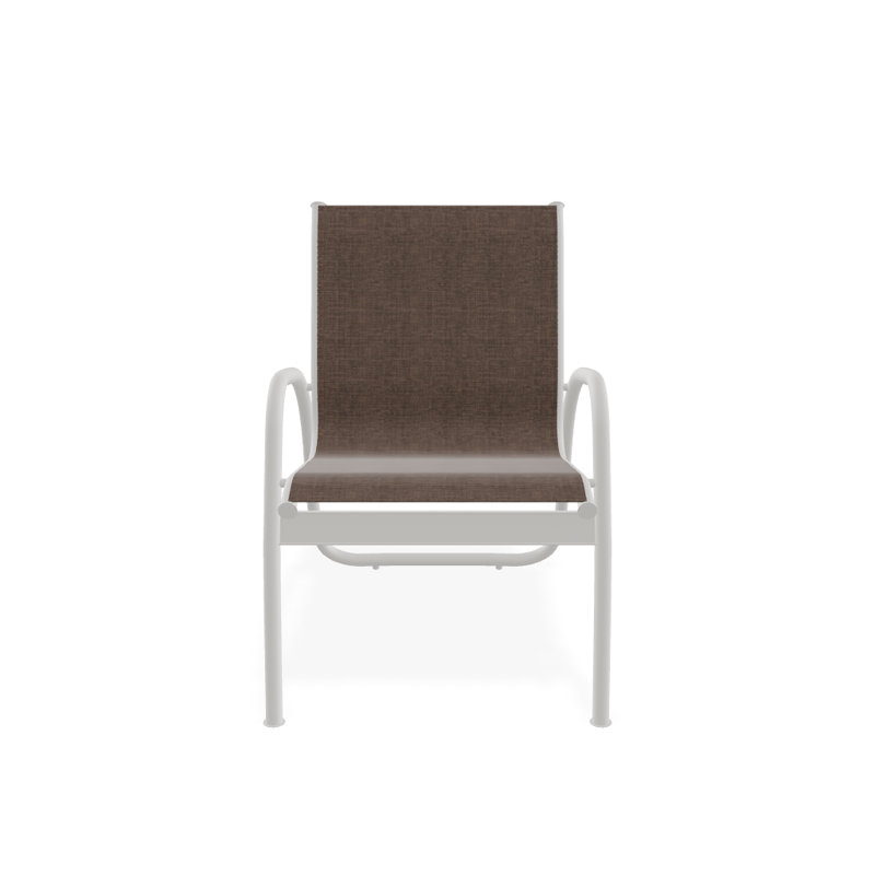 Fauteuil de patio Gardenella, Moka Sunbrella®, Neige texturée