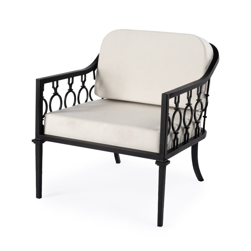 Chaise de patio avec coussins Sunbrella Whalen