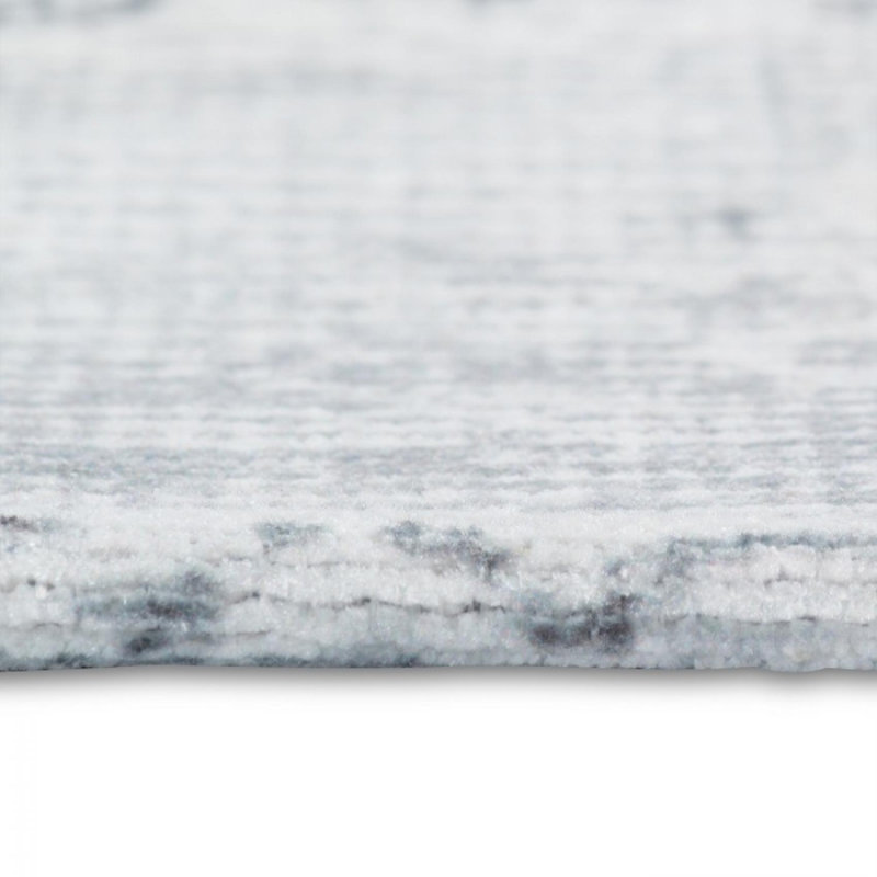 Sparx I Transitional Gray Washable Modern Rug, Rectangle 2'7" x 3'9"