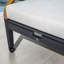 Chaise longue d'extérieur en aluminium L 82,25 po avec coussins amovibles