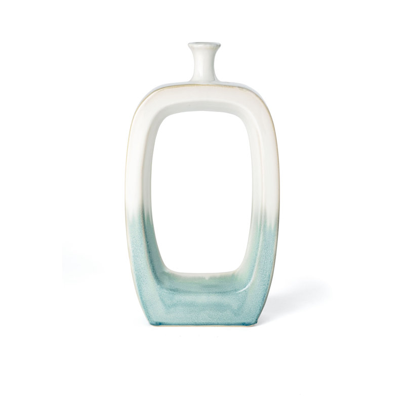 Miller Handmade Ceramic Table Vase, 18" H x 10" W x 3" D