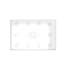 Base de douche blanche mince de 32 po x 48 po VEVOR, drain central, seuil bas de 2,95 po, diamètre de crépine de 4,53 po, conception en alcôve à seuil unique