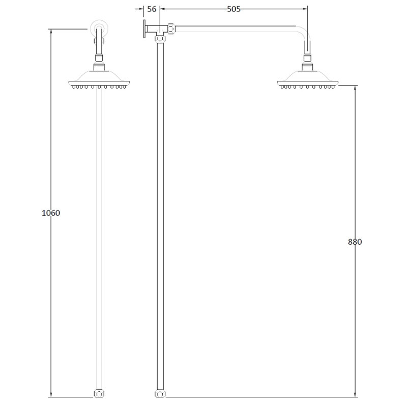 Full/Standard Fixed Shower Head