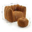 Canapé-lit carré confortable avec repose-pieds-100675069-123028592