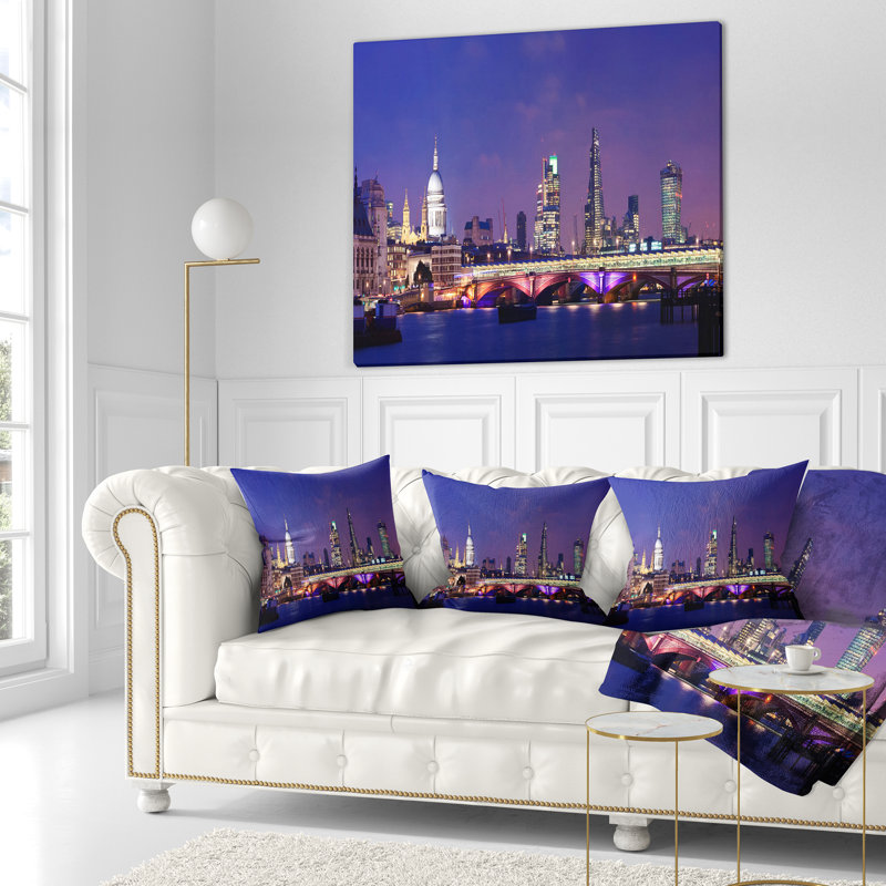 Coussin lombaire cityscape photo london night