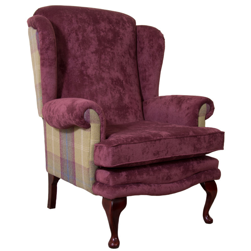 Clarkfield Upholstered Wingback Chair