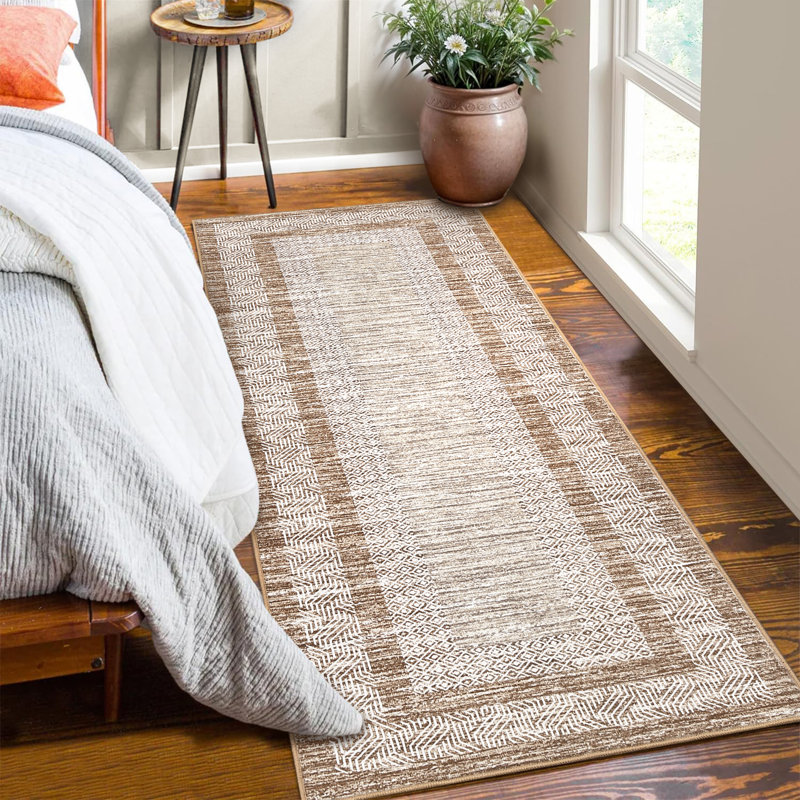 Tapis Lavable à la machine Randolph, Tapis de couloir 2 pi x 6 pi