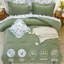 Ensemble d'édredon à volants 8 pièces, ensemble de literie de style campagnard avec édredon à volants, taies d'oreiller et draps-122815374-122815376