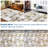 Modern Geometric Machine Washable Rug with Non-Slip Backing Non-Shedding Contemporary Accent Carpet Soft Low Pile Floor Cover for Living Room-902055595