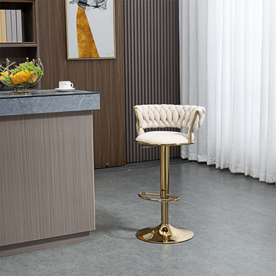 Tabouret pivotant à hauteur réglable Niambi
