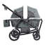 Chariot tout-terrain avec poussette pliable 2-en-1 2 places pliable Expedition