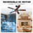 Rustic Farmhouse Ceiling Fan with Light and Remote Control