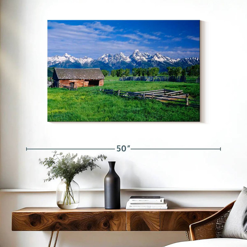 Alvord Green Field à Grand Teton, H 26 po x l 39 po