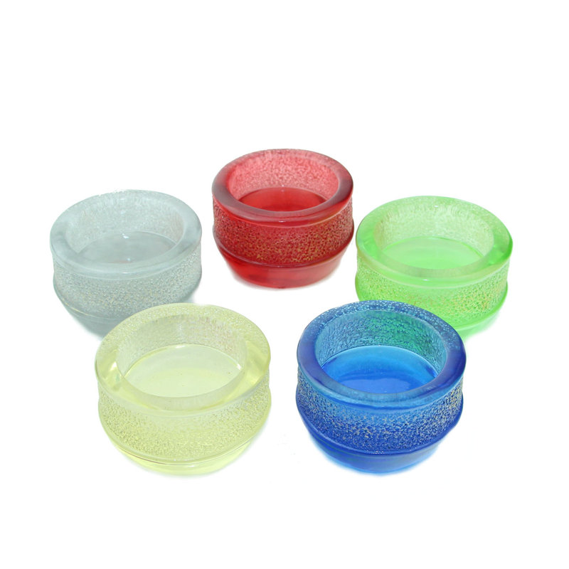 Ensemble de table votive en résine 5 pièces 2 po