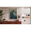 Teal Mosaic Flow Modern - Wrapped Canvas-818685804-818685805
