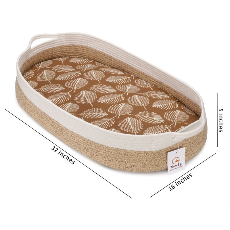 Panier à langer Florida avec matelas en mousse, housse de matelas imperméable amovible et drap-housse en mousseline