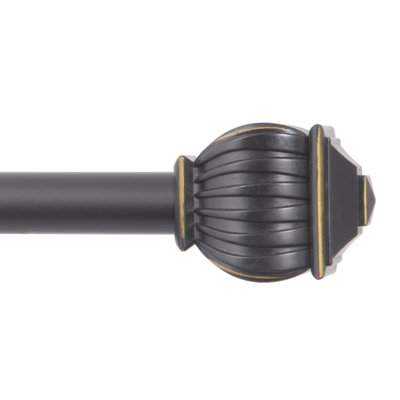 Berkley Benji Adjustable 0.625" Single Curtain Rod