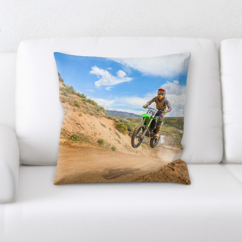 Microsuede Reversible Throw Pillow