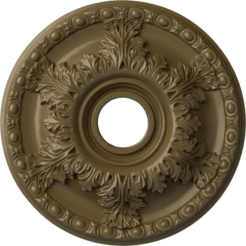 Médaillon de plafond Endurathane Granada, DE 18 po x P 3 1/2 po x P 2 1/2 po (convient aux auvents jusqu'à 6 5/8 po)