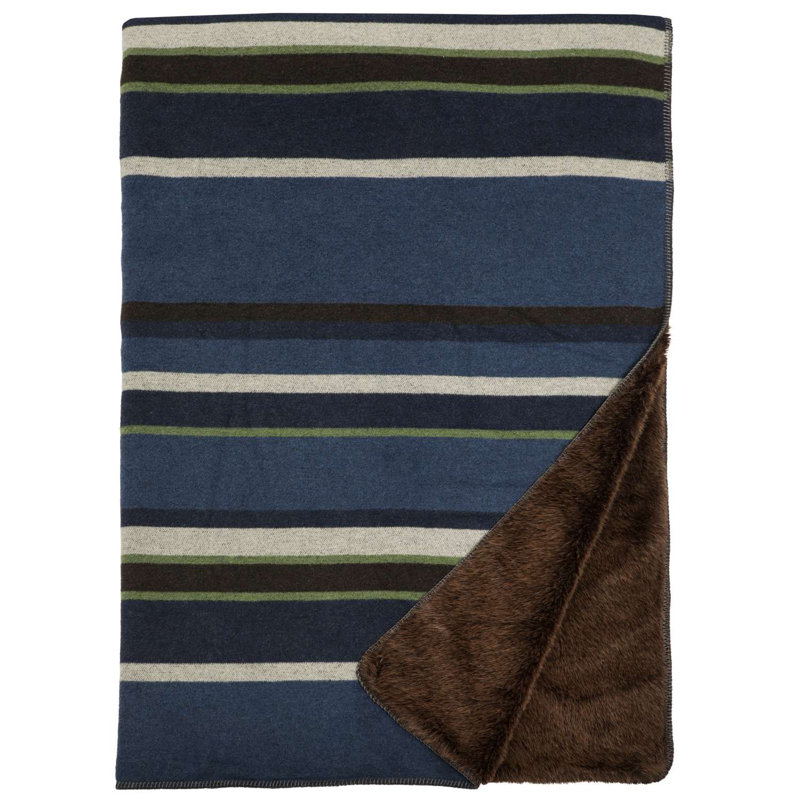 Wooded River Premier Lapis Valley Throw, Southwest Lodge Blanket for Sofa and Bedroom Layering