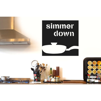 Simmer Down Wall Sticker