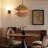 1-Light Pendant Lights Brown Flower Rattan-516843057