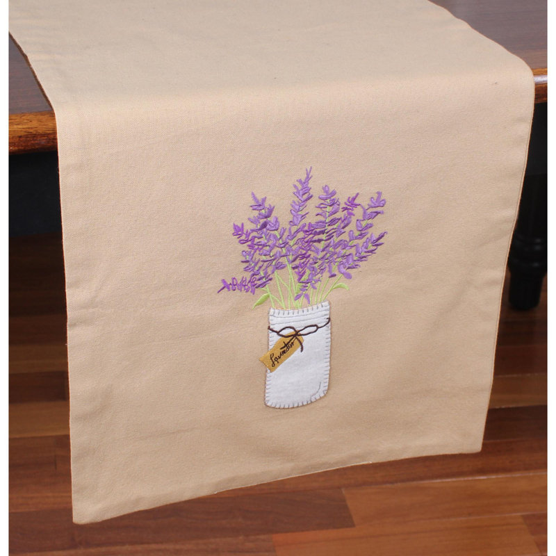 Anayra Runner Everyday Cotton - Emb Table Runnner