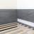 77.50" X 41.90" Twin Size Bed Frame With 2 Drawers And Rustic Guardrail-1166137435
