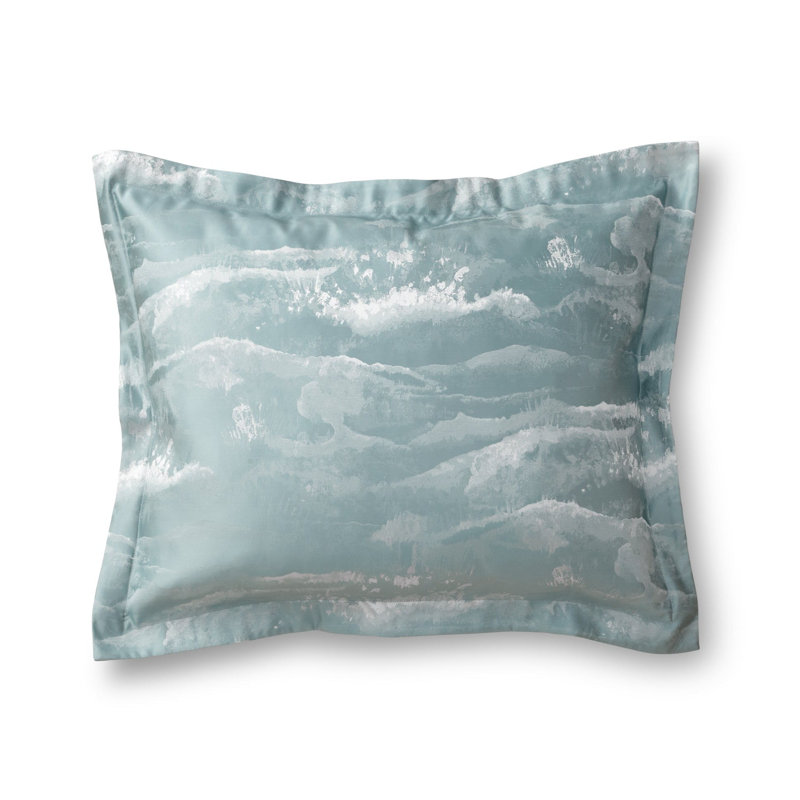 Tempest Duvet Cover Set, Queen Duvet Cover + 2 Standard Shams, Blue