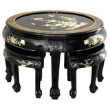 Mother of Pearl Coffee Table Set