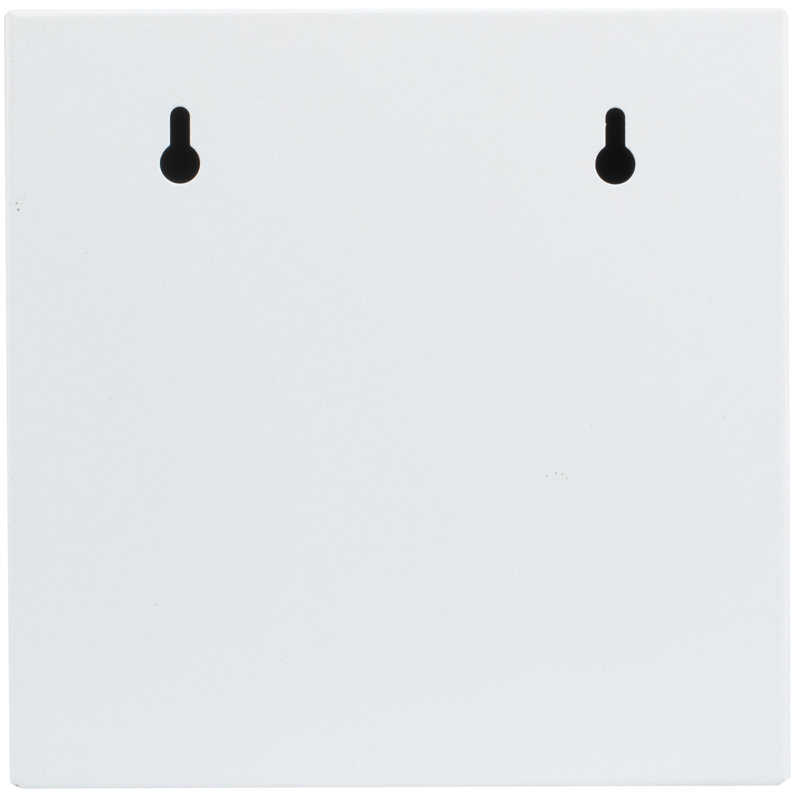 Gray Steel Key Cabinet with Numbered Tags for 10 Keys