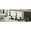 Meuble-lavabo 72 po, structure en bois massif, lavabo en résine, cinq tiroirs, deux armoires, assemblage facile, meuble-lavabo autoportant de haute qualité, bois, rangement polyvalent,