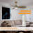 Glio 52 in. Gold Downrod Mount Standard Ceiling Fan with Integrated LED DC Motor-1085669865-1085669870